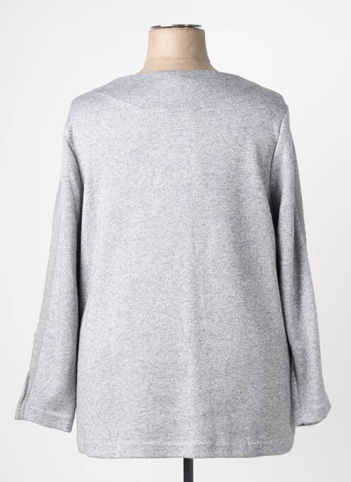 Pulover tunică elasticitate mâneci lungi argintiu SEE YOU femme