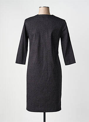 Rochie midi mâneci 3/4 mâneci 3/4 negru GEVANA femeie