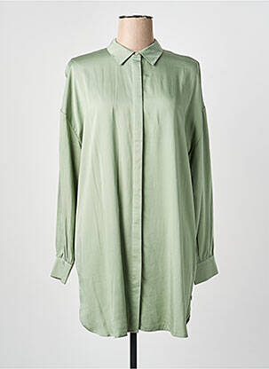 Rochie scurtă mâneci lungi mâneci lungi verde YEST femme