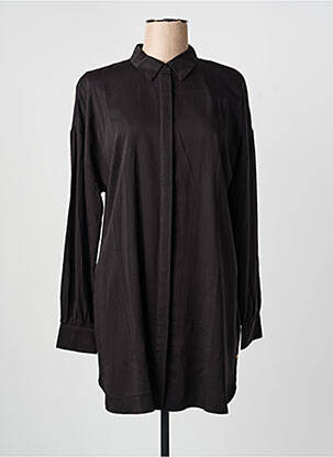 Rochie scurtă mâneci lungi mâneci lungi negru YEST femme