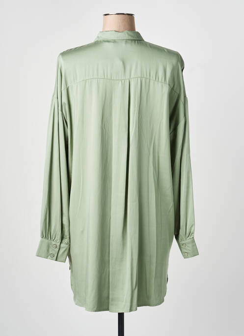 Rochie scurtă mâneci lungi mâneci lungi verde YEST femme