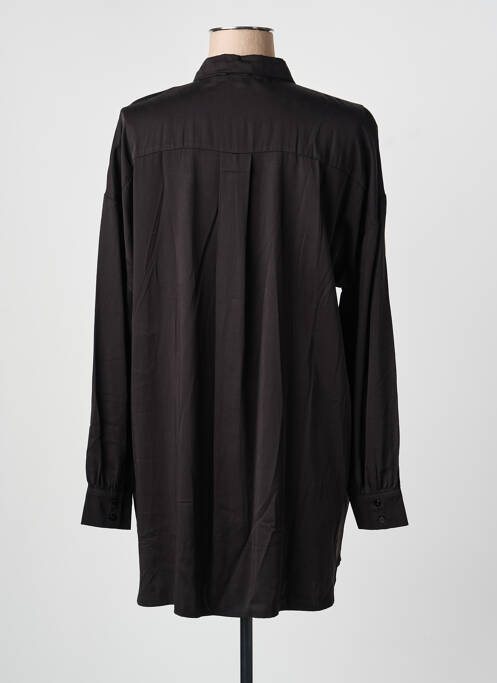 Rochie scurtă mâneci lungi mâneci lungi negru YEST femme