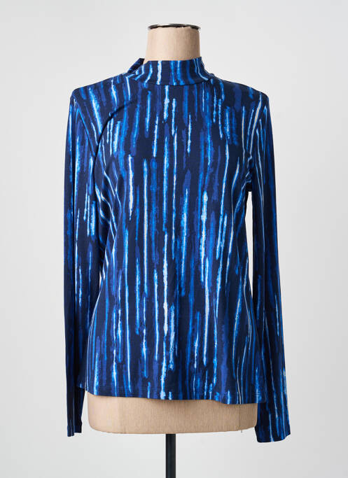 Tricou imprimeu fantezie mâneci lungi albastru YEST femme