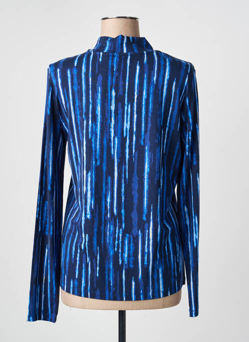 Tricou imprimeu fantezie mâneci lungi albastru YEST femme