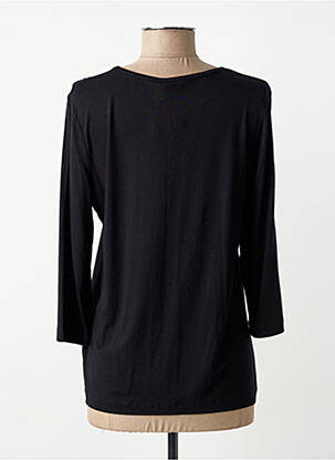 Top elasticitate mâneci lungi negru GELCO femeie