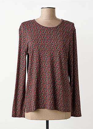 Top țesătură jersey mâneci lungi negru GEVANA femme