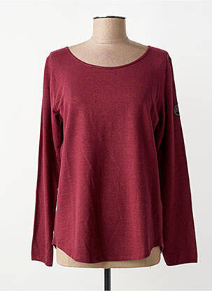 Top elasticitate mâneci lungi roșu LE PETIT BAIGNEUR femme