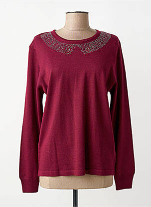 Top elasticitate mâneci lungi roșu GEVANA femme