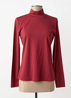 Top elasticitate mâneci lungi roșu YEST femme