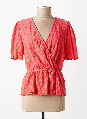 Top mâneci scurte mâneci scurte roz YEST femme