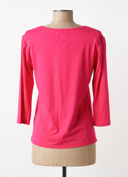 Top elasticitate mâneci lungi roz GEVANA femme