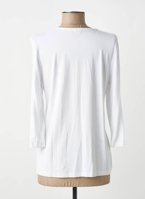 Top elasticitate mâneci lungi alb GELCO femme