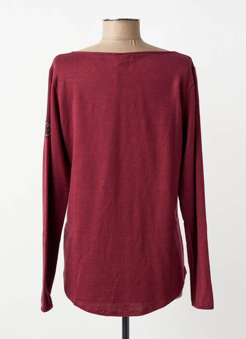 Top elasticitate mâneci lungi roșu LE PETIT BAIGNEUR femme