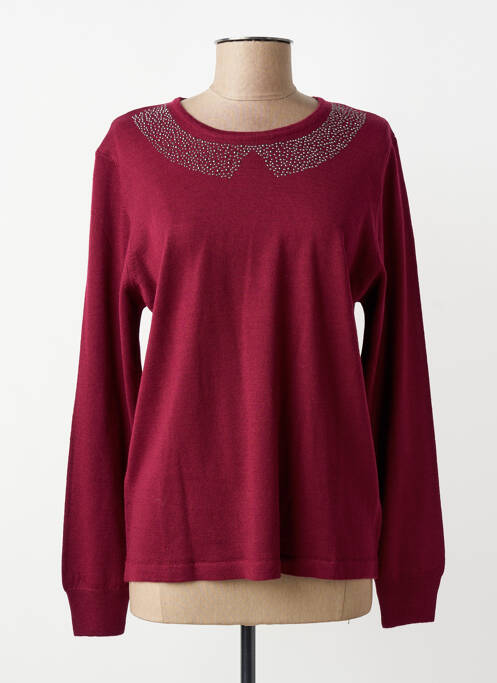 Top elasticitate mâneci lungi roșu GEVANA femme