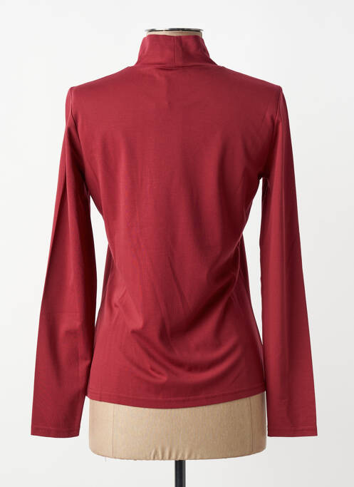 Top elasticitate mâneci lungi roșu YEST femme