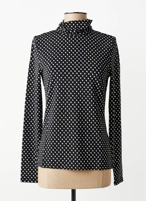 Top elasticitate mâneci lungi negru YEST femme