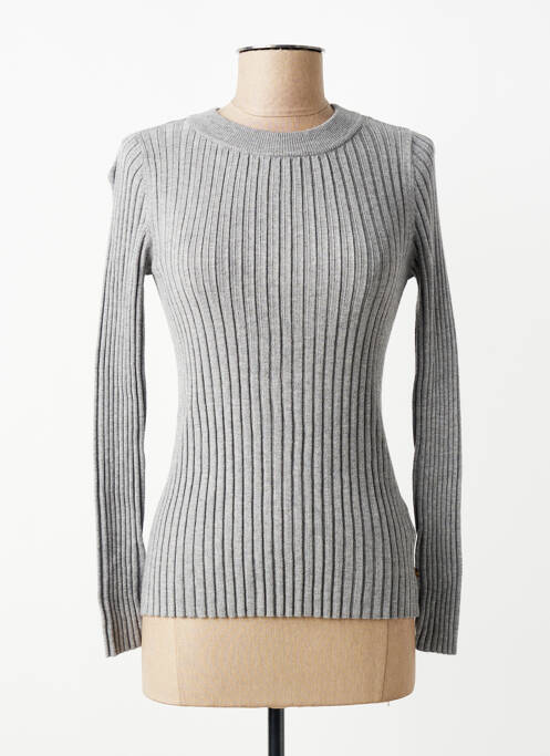 Top elasticitate mâneci lungi gri YESTA femme