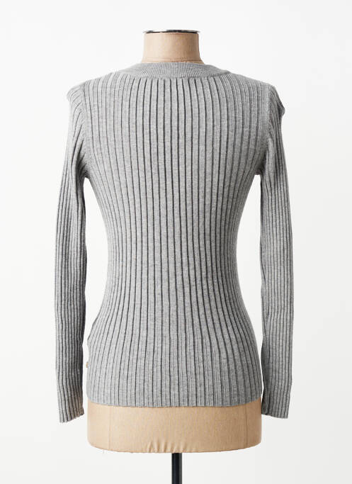 Top elasticitate mâneci lungi gri YESTA femme