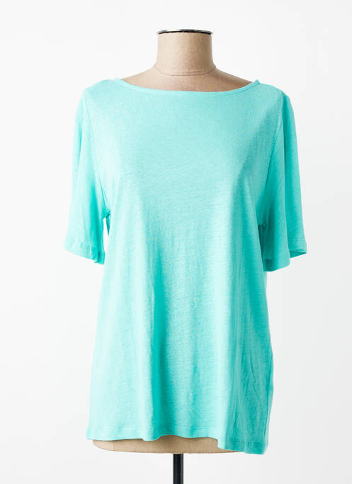 Tricou elasticitate mâneci scurte albastru YEST femme