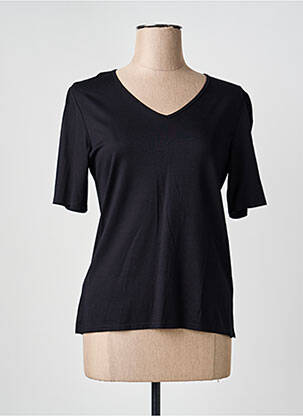 Top mâneci scurte mâneci scurte negru GEVANA femme