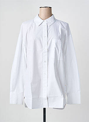 Cămașă croială dreaptă mâneci lungi alb YEST femme