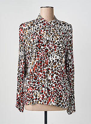 Cămașă imprimeu fantezie mâneci lungi alb GEVANA femme