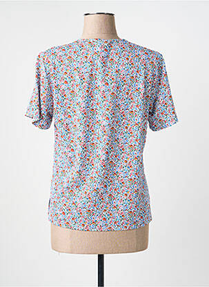 Tricou imprimeu fantezie mâneci scurte alb GEVANA femeie