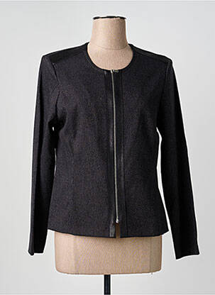 Jachete casual guler rotund negru GEVANA femeie