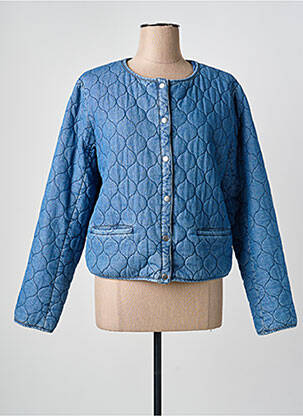 Jachete casual guler rotund albastru YEST femme