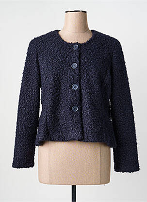 Jachete casual guler rotund albastru GEVANA femme