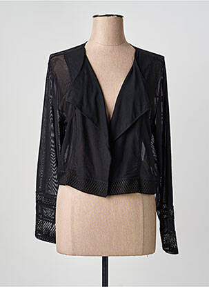 Bolero guler rotund negru 3322 femeie