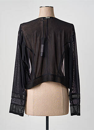 Bolero guler rotund negru 3322 femeie