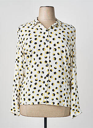 Cămașă imprimeu fantezie mâneci lungi alb GEVANA femme