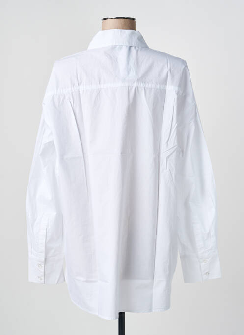 Cămașă croială dreaptă mâneci lungi alb YEST femme