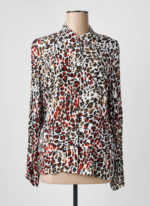 Cămașă imprimeu fantezie mâneci lungi alb GEVANA femme