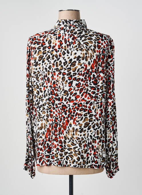 Cămașă imprimeu fantezie mâneci lungi alb GEVANA femme