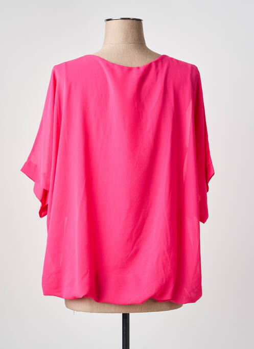 Top mâneci scurte mâneci scurte roz QUATTRO femme