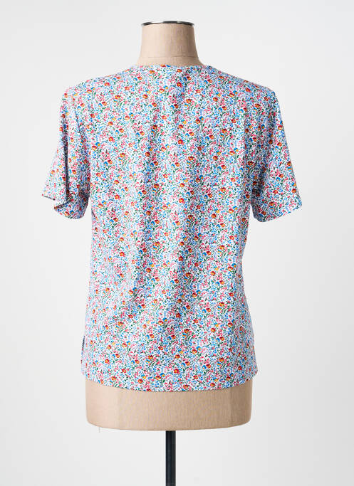 Tricou imprimeu fantezie mâneci scurte alb GEVANA femme