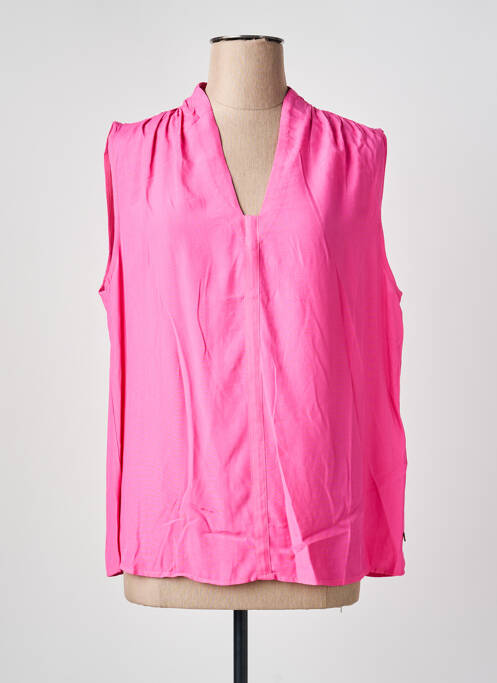 Top croială cambrată fără mâneci roz YEST femme