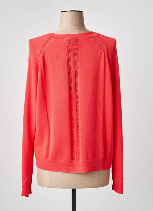 Vestă cu mâneci lungi strânsă pe partea de jos portocaliu YEST femme