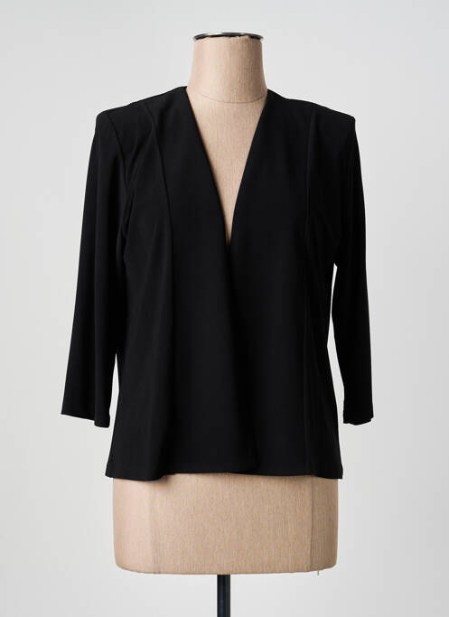 Jachete casual croială cambrată negru GEVANA femme