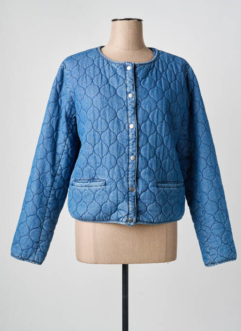 Jachete casual guler rotund albastru YEST femme