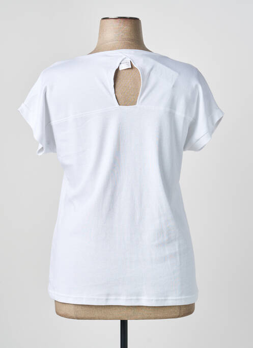 Top mâneci scurte mâneci scurte alb GEVANA femme