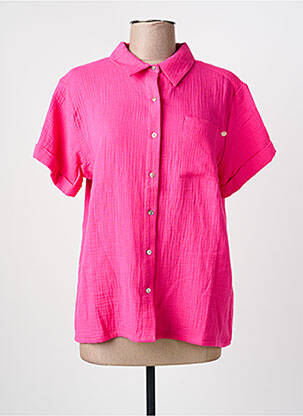 Cămașă mâneci scurte mâneci scurte roz YEST femme