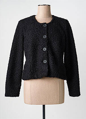 Jachete casual guler rotund negru GEVANA femeie