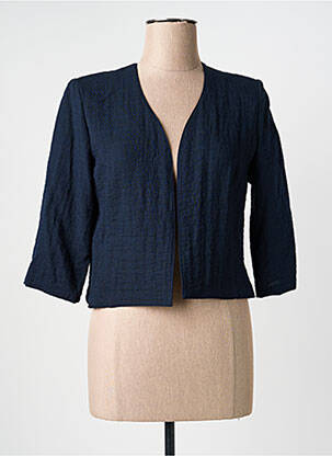Bolero țesătură crep albastru GEVANA femme