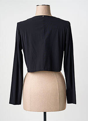 Bolero guler rotund negru 3322 femeie