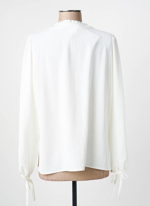 Cămașă țesătură crep mâneci lungi alb DIVILUNE femme