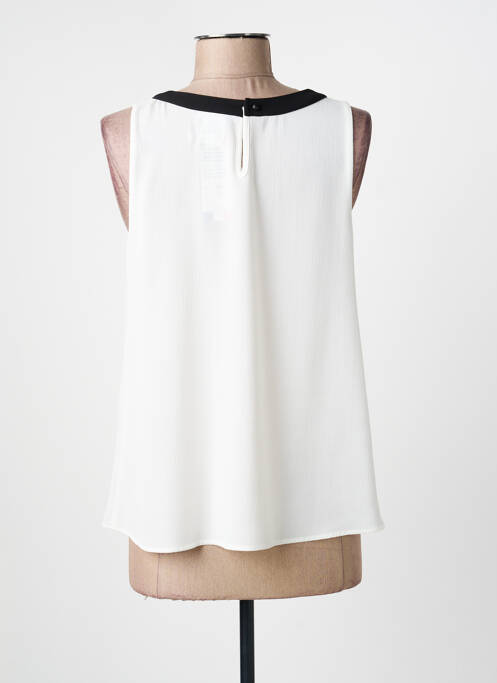 Top croială fluidă fără mâneci bej GEVANA femme