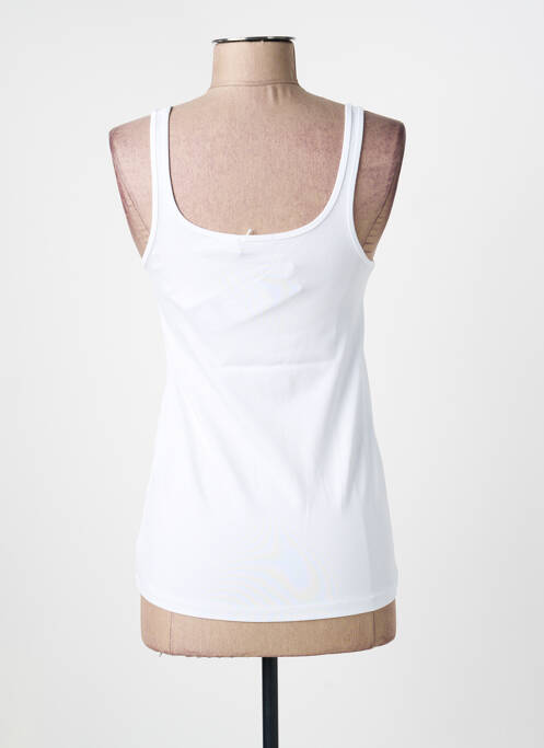 Top elasticitate bretele subțiri alb YEST femme